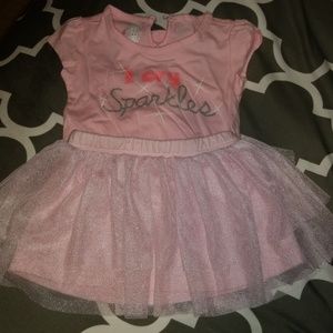 Onesie top and tutu skirt